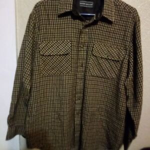 David Taylor flannel plaid shirt